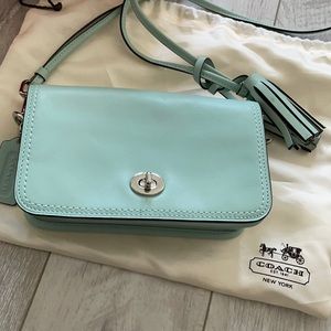 COACH Penny Legacy Mint Crossbody